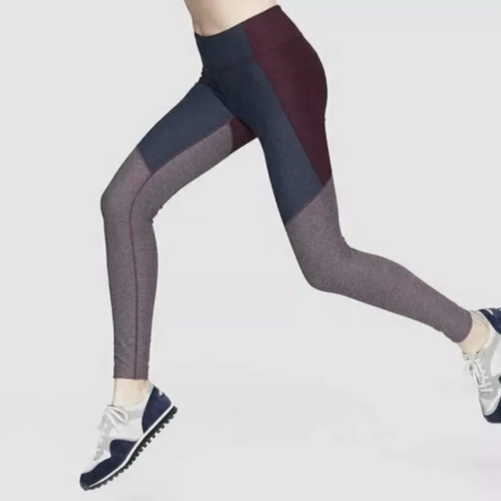 Outdoor Voices Tricolor Colorblock Leggings XS
